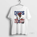 Trendy Stefon Diggs Superstar Shout Caricature Patriots