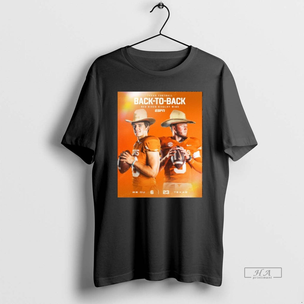 Trendy Texas Football Back 2 Back Red River Rivalry Winners Beat Ou