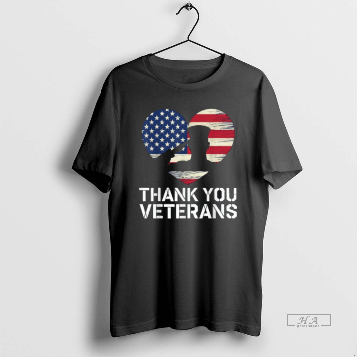Trendy Thank You Veterans Day American Flag Heart Patriotic Hero 1 1
