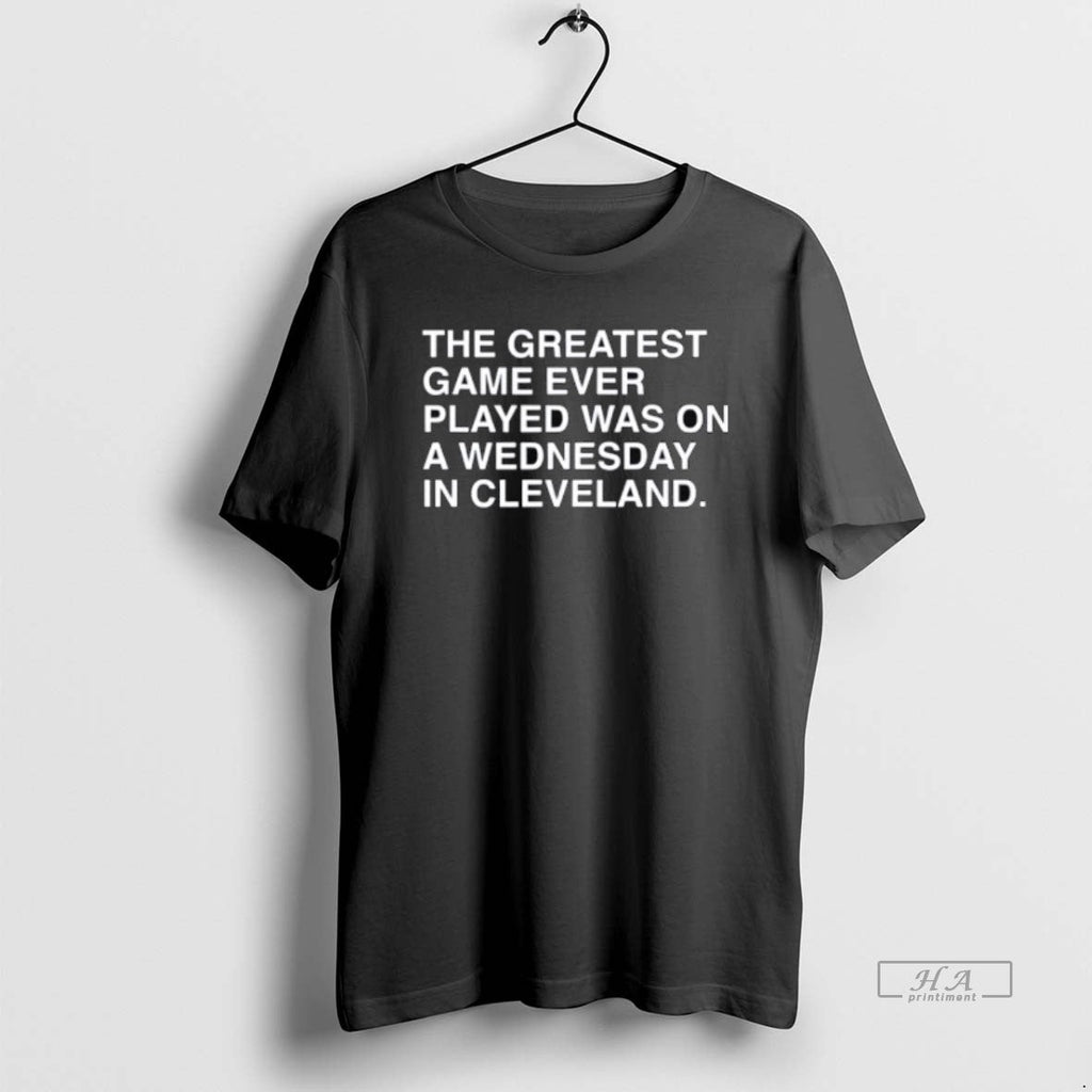 Trendy The Greatest Game Ever Played Was On A Wednesday In Cleveland