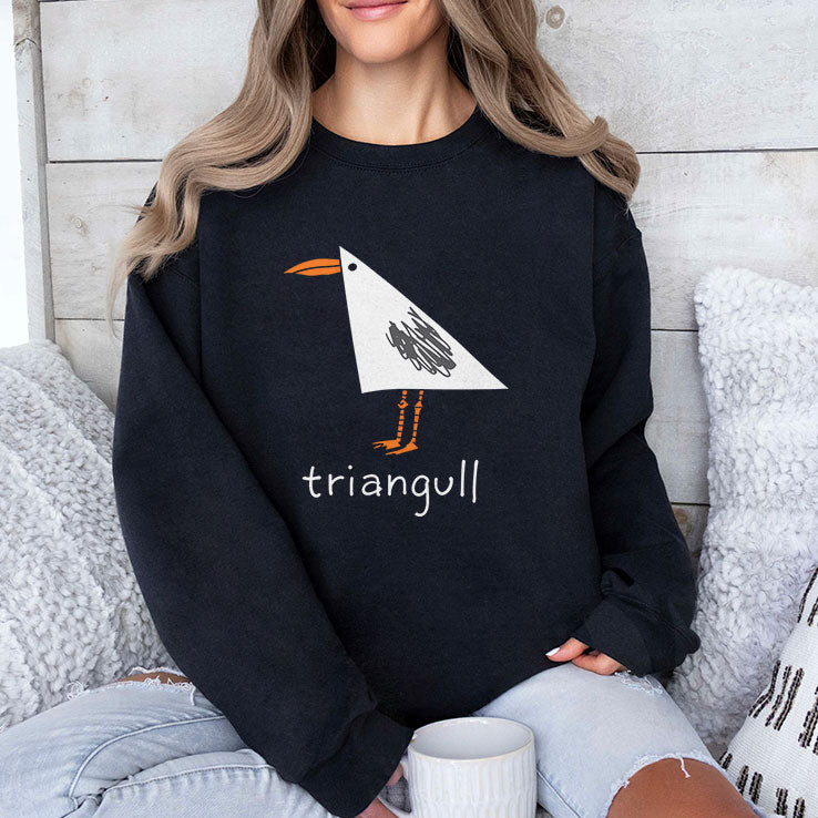 Triangull Seagull Triangle Bird Pun T Shirt