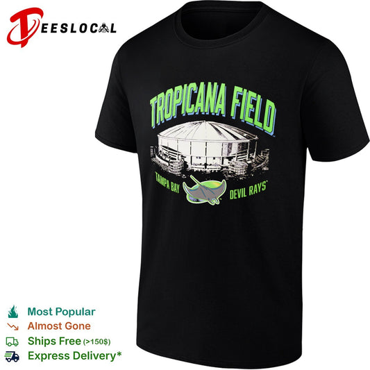 Tropicana Field Tampa Bay Devil Rays MLB Baseball Stadium Logo shirt