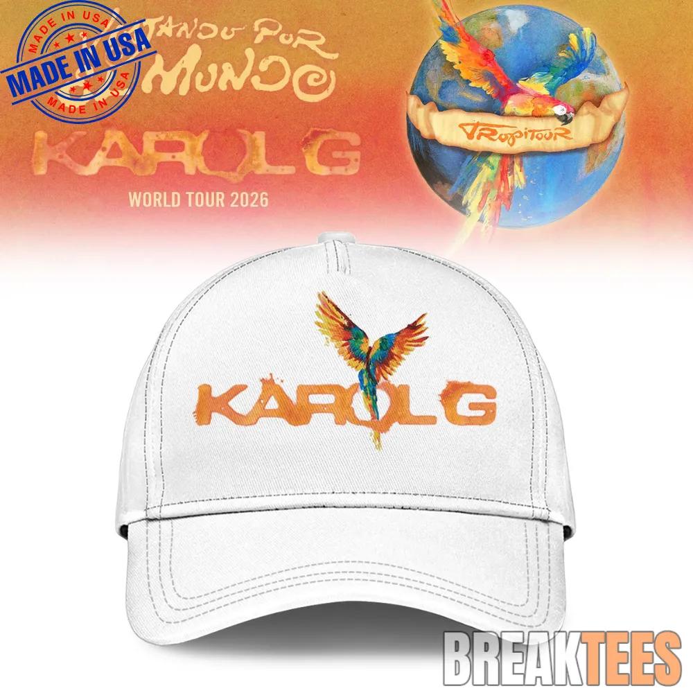 Tropicoqueta Tracklist Limited Edition White Cap