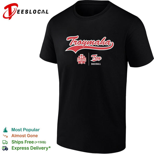 Troymaha Troy University College World Series baseball shirt