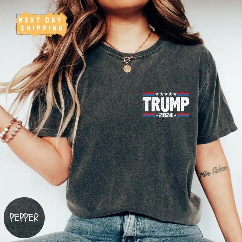 Trump 2024 Vintage Shirt Trumm Support Patriotic Trump President 2024 Trump America Ultra Shirt T-Shirts