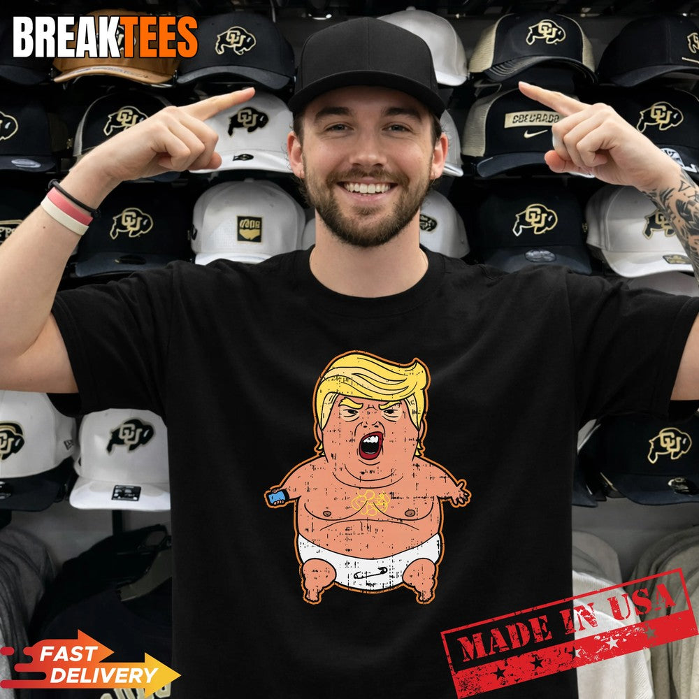 Trump Baby Balloon Funny Angry Shirt