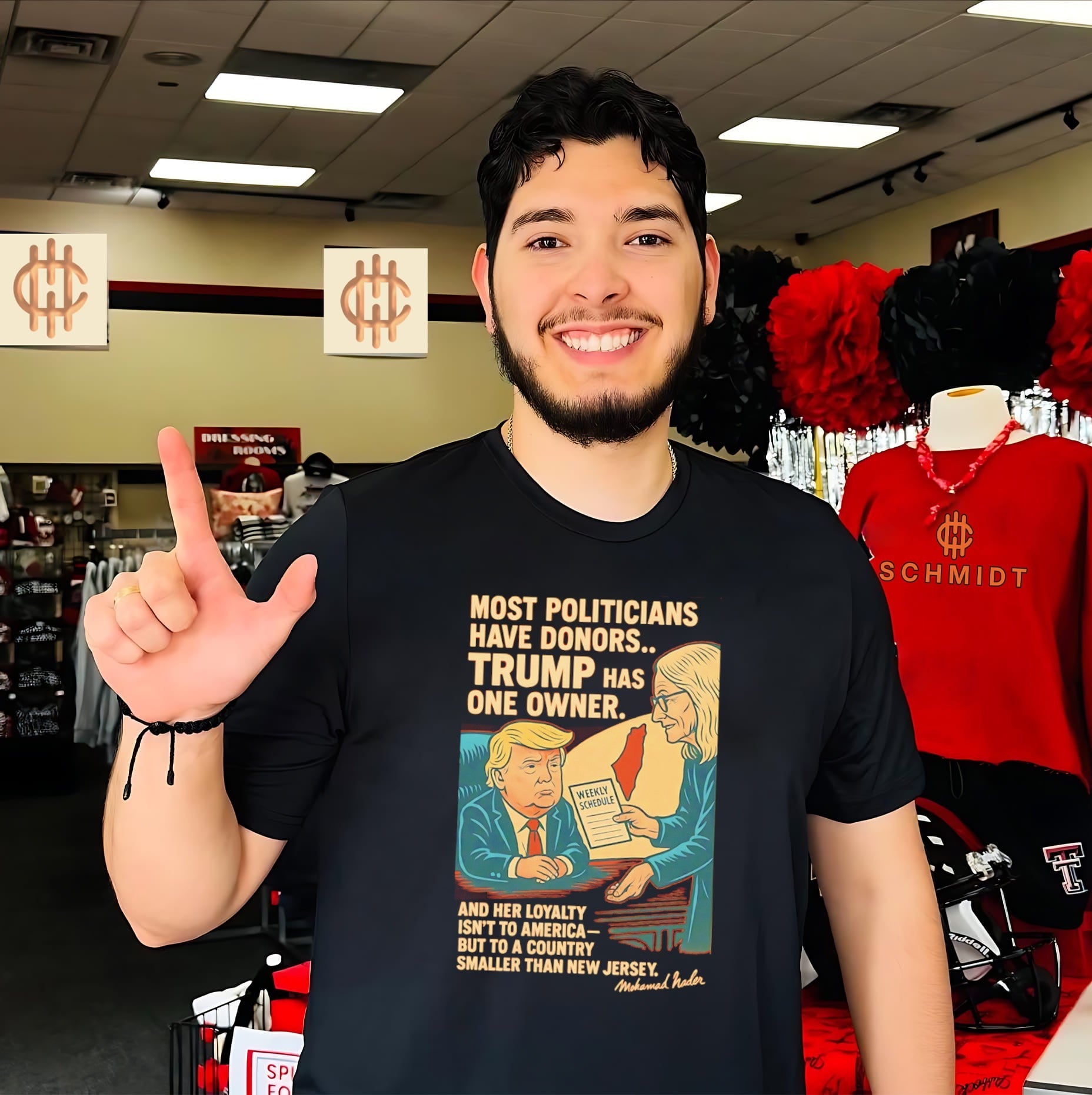 Trump Has One Owner Political Satire Satirical Art shirt