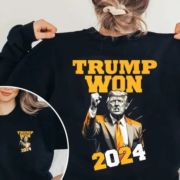 Trump Won Shirt Make America Great Again Womenswear Top T-Shirts