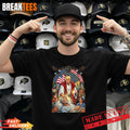 Trump as Jesus Patriotic US Flag Eagle Gifts Graphic Shirt