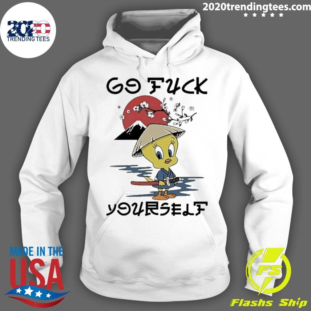 Tweety Bird Looney Tunes Samurai Go Fuck Shirt