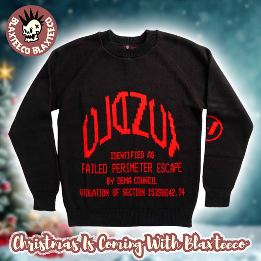 Twenty One Pilots Clancy 2025 Identified As Failed Perimeter Escape Knit Christmas Sweater