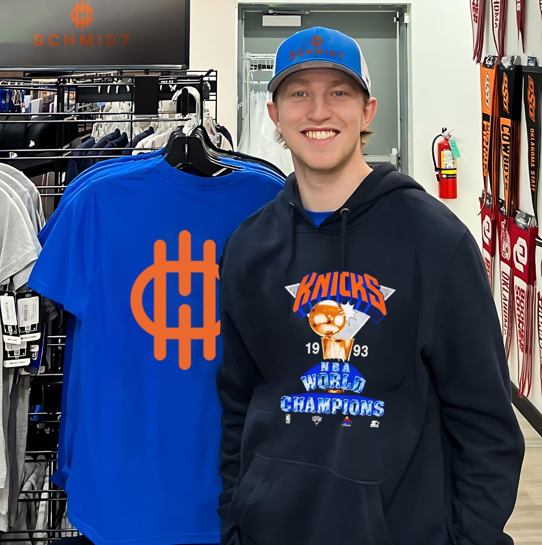 Tyler Kolek 1993 New York Knicks World Champions Parade Shirt