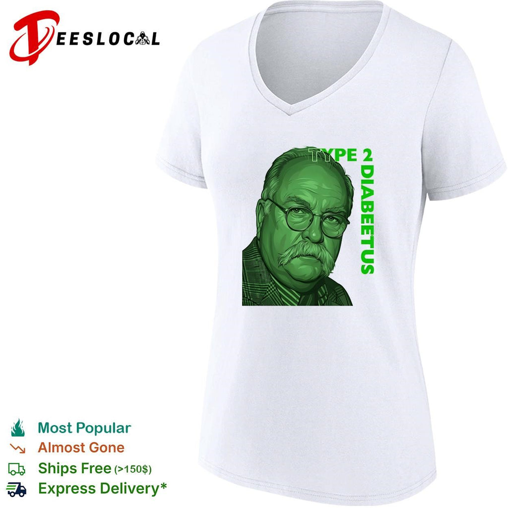 Type 2 diabeetus portrait meme text shirt