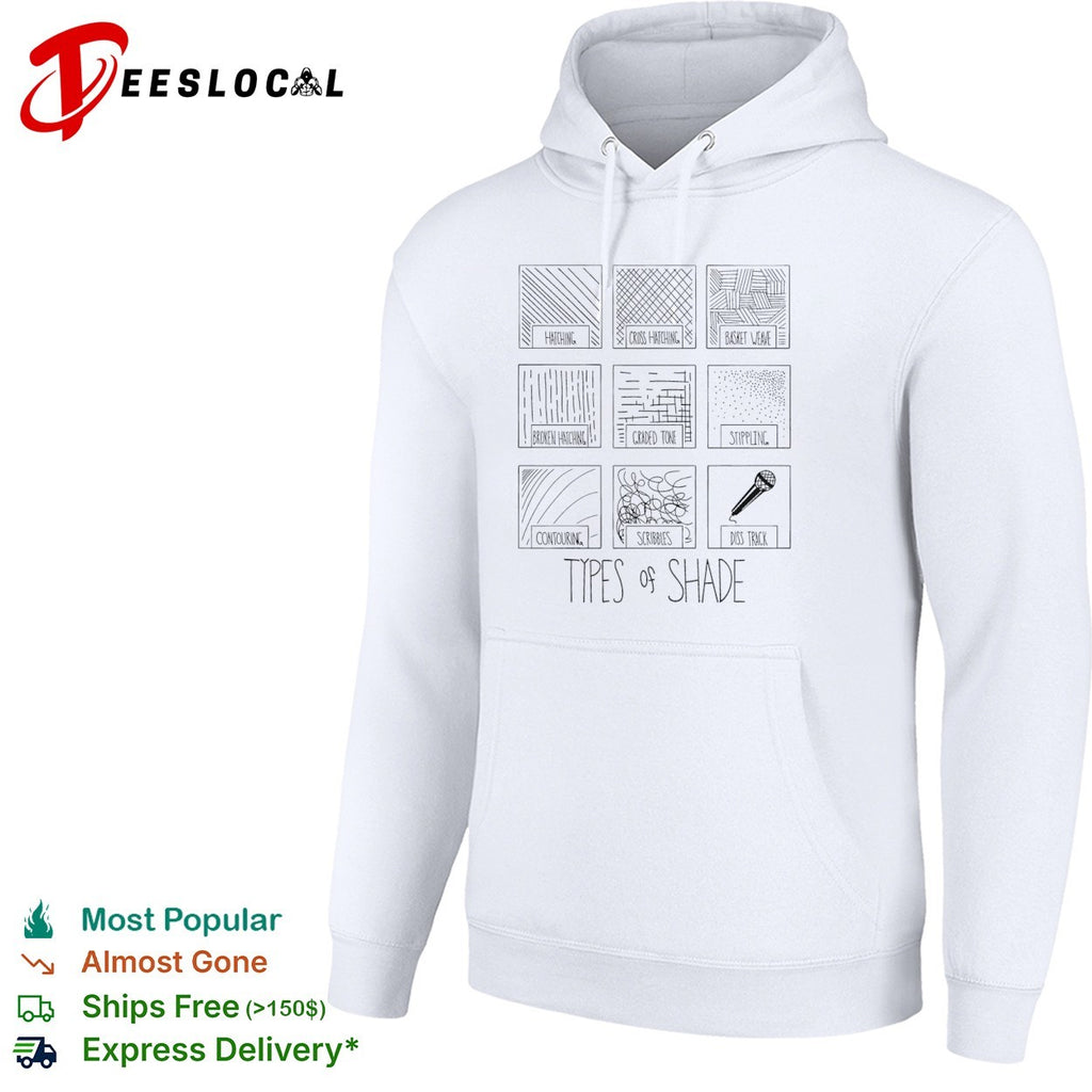 Types of Shade Hatching Cross Hatching Basket Weave Broken Hatching Stippling shirt