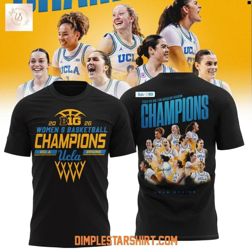 UCLA Bruins 2026 Big Ten Women’s Basketball Champions Shirt