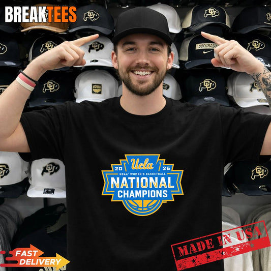 UCLA Bruins WBB 2026 National Champions Logo Shirt