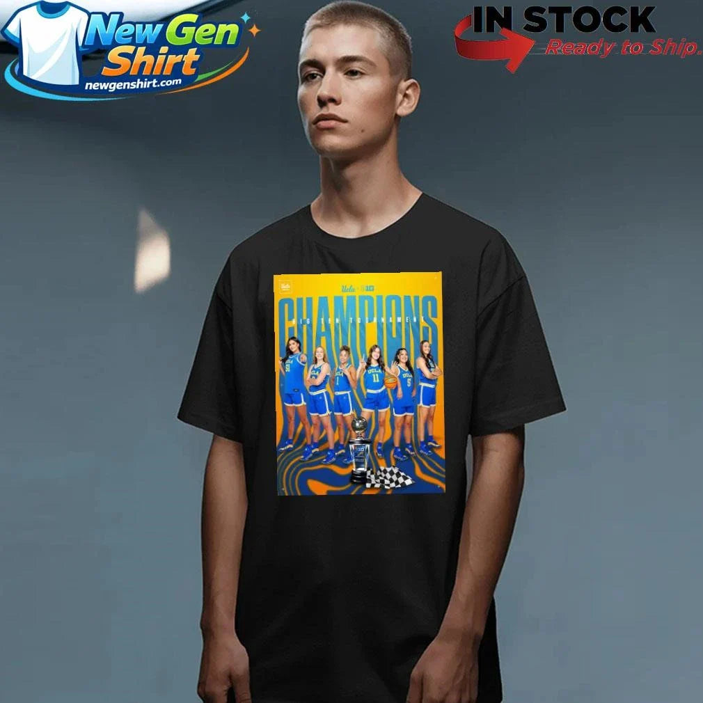 UCLA Bruins Women’s Basketball Back To Back Big 10 Tournament Champions Shirt