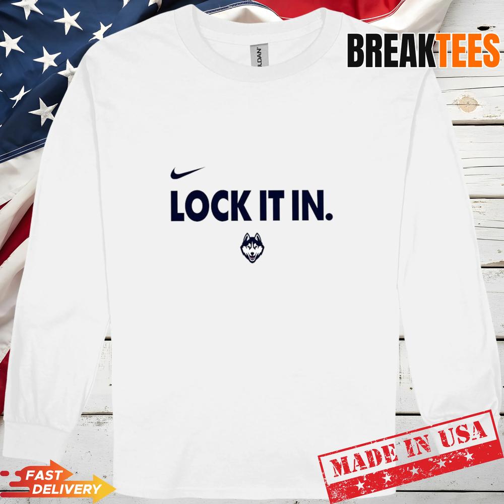 UConn Huskies Nike Lock It In Bench 2026 Season T-Shirt