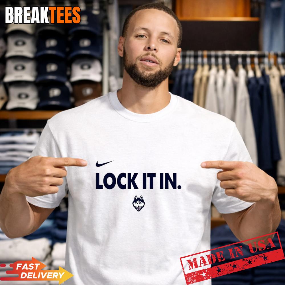UConn Huskies Nike Lock It In Bench 2026 Season T-Shirt