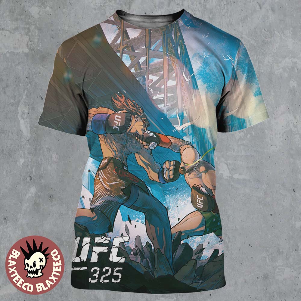 UFC 325 Volkanovski Vs Lopes 2 Artist Series Comic Style Art All Over Print Shirt