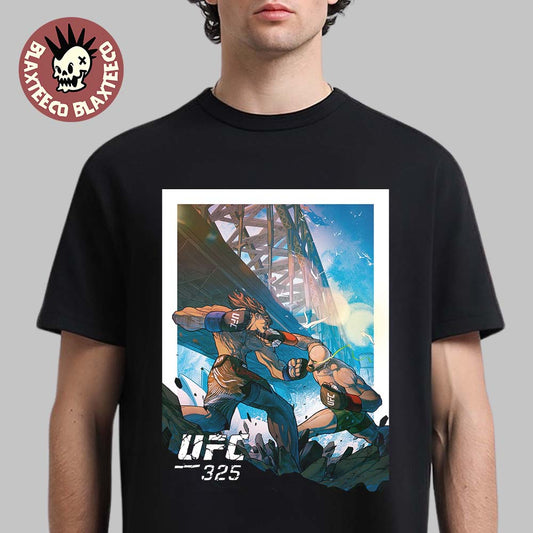 UFC 325 Volkanovski Vs Lopes 2 Artist Series Comic Style Art T-Shirt