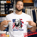 US First Lady Melania Trump Raf Collection US Flag T-Shirt