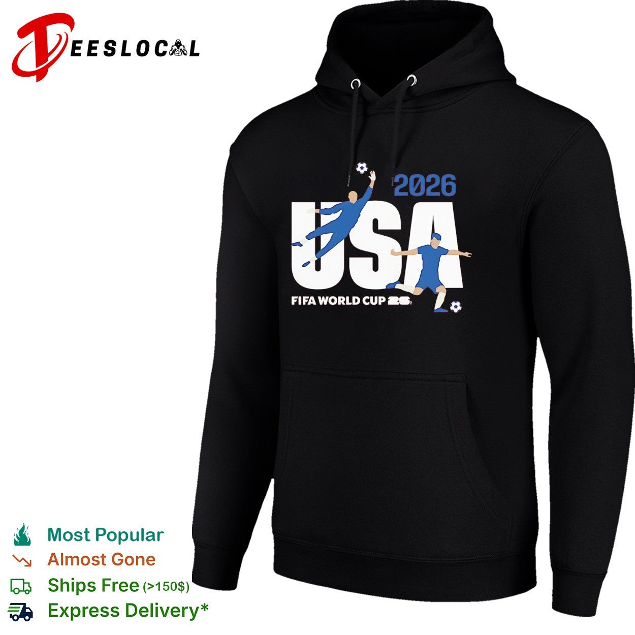 USA 2026 FIFA World Cup soccer player and goalkeeper shirt
