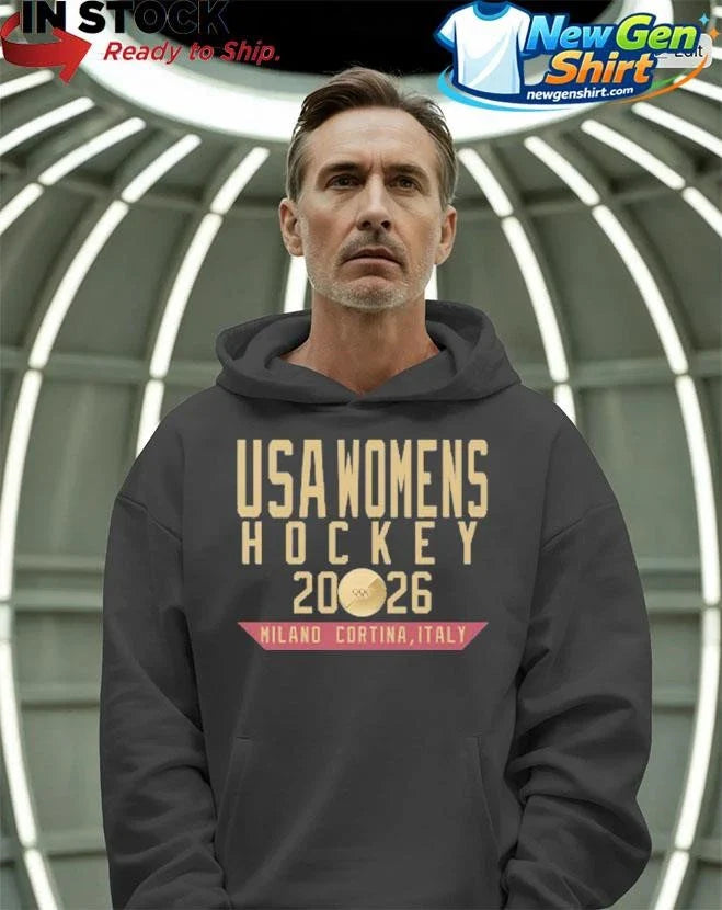 USA Women’s Hockey 2026 Miland Cortina Italy Shirt