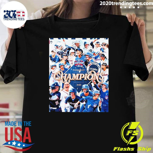 Uconn Huskies 2026 Big East Softball Tournament Champions Shirt