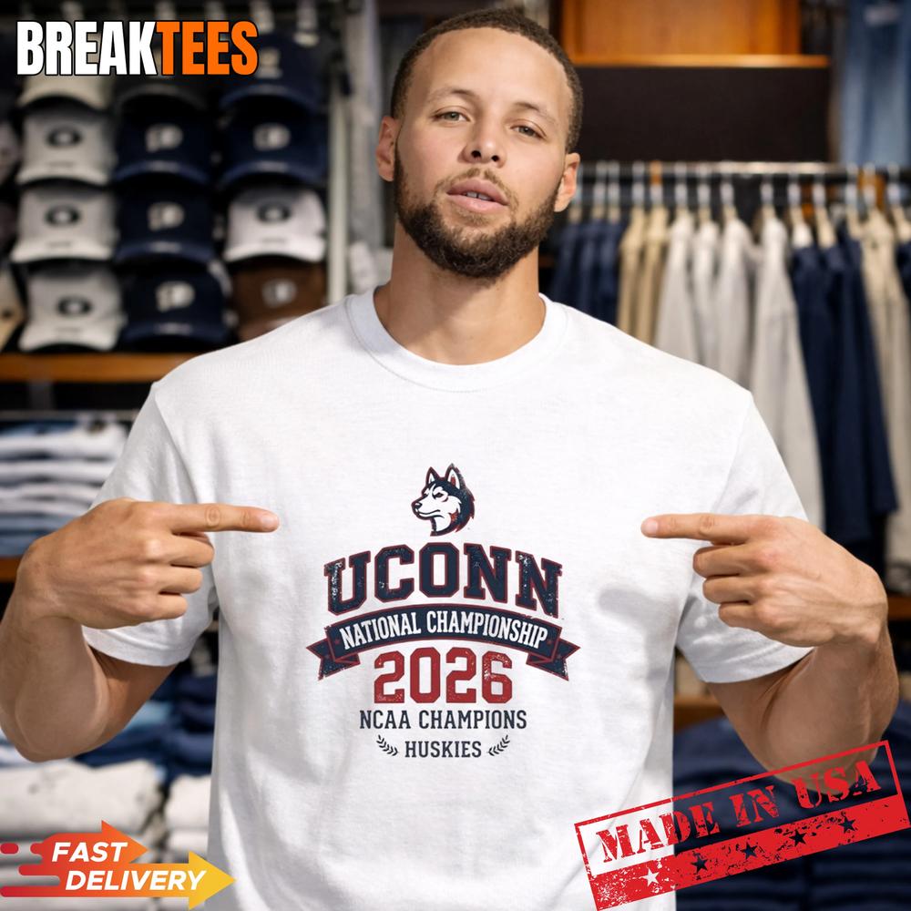Uconn Huskies men’s basketball 2026 NCAA National Championship T-Shirt