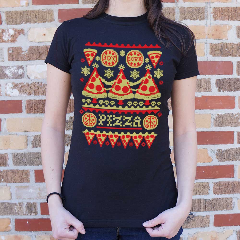 Ugly Pizza Christmas Sweater Pattern