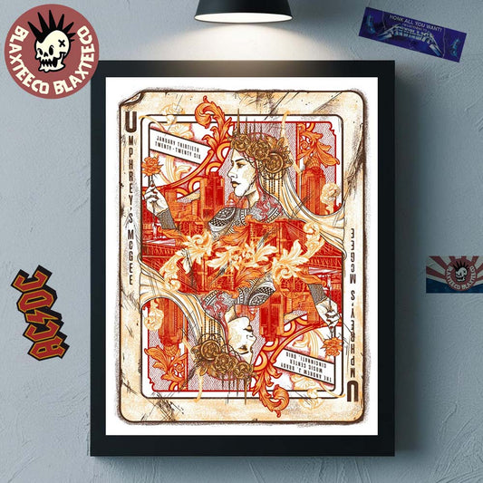 Umphrey’s McGee Cincinnati Ohio 2026 Event Poster At Music Center On January 30 2026 Decor Poster Canvas