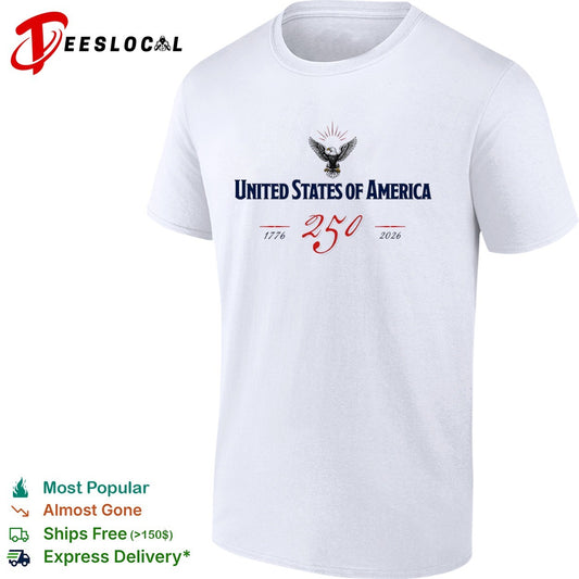 United States of America 250 1776 2026 Eagle Logo Anniversary Commemorative shirt