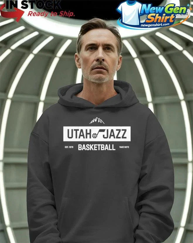 Utah Jazz Basketball Take Note Est 1979 Shirt