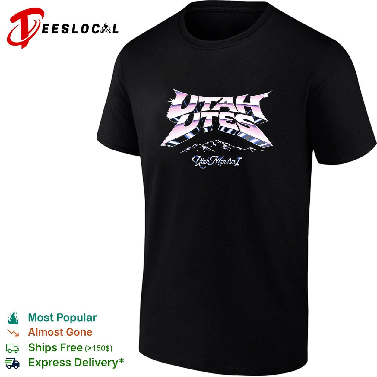Utah Utes Utah Man Am I University of Utah Athletics College Football Team shirt