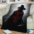V For Vendetta 1 Fleece Throw Blanket
