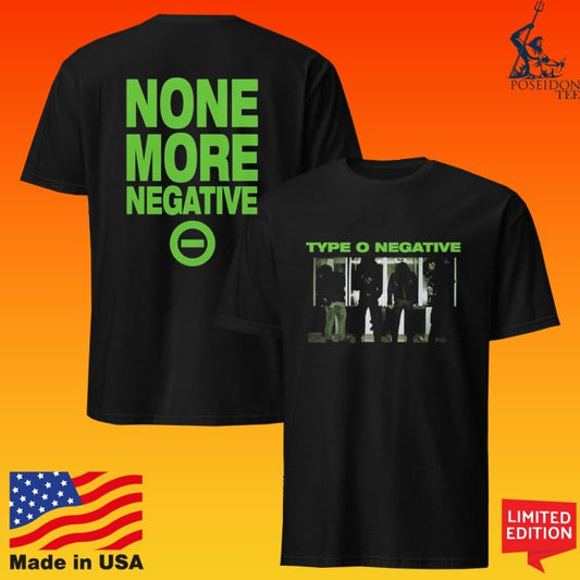 Type O Negative None More Negative Slow Deep And Hard Anniversary T-shirt