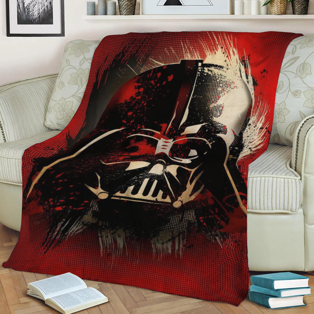 Vader Splatter Fleece Throw Blanket
