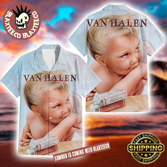 Van Halen 1984 Album Angel Cover Gift For Fans Summer Hawaiian Shirt 2025