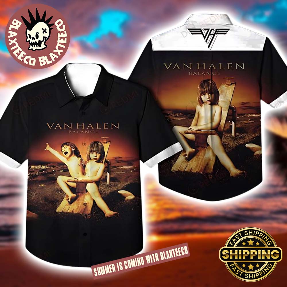 Van Halen Balance 1995 Album Cover Classic 2025 Summer Hawaiian Shirt