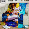 Vegeta Fleece Throw Blanket