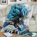 Vegeta DBZ Fleece Throw Blanket
