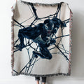 Venom Woven Tapestry Throw Blanket with Fringe