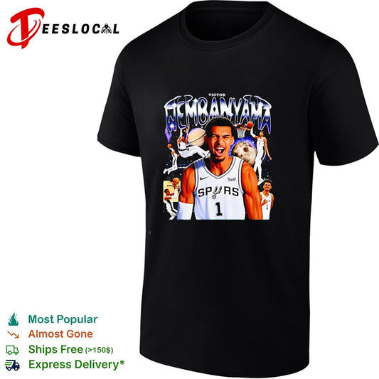 Victor Wembanyama San Antonio Spurs Alien Vintage Bootleg Graphic Finals 2026 shirt