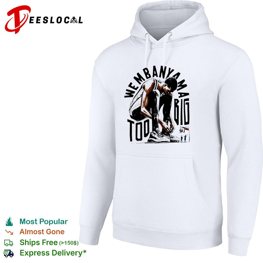 Victor Wembanyama San Antonio Spurs NBA Wembanyama too big shirt