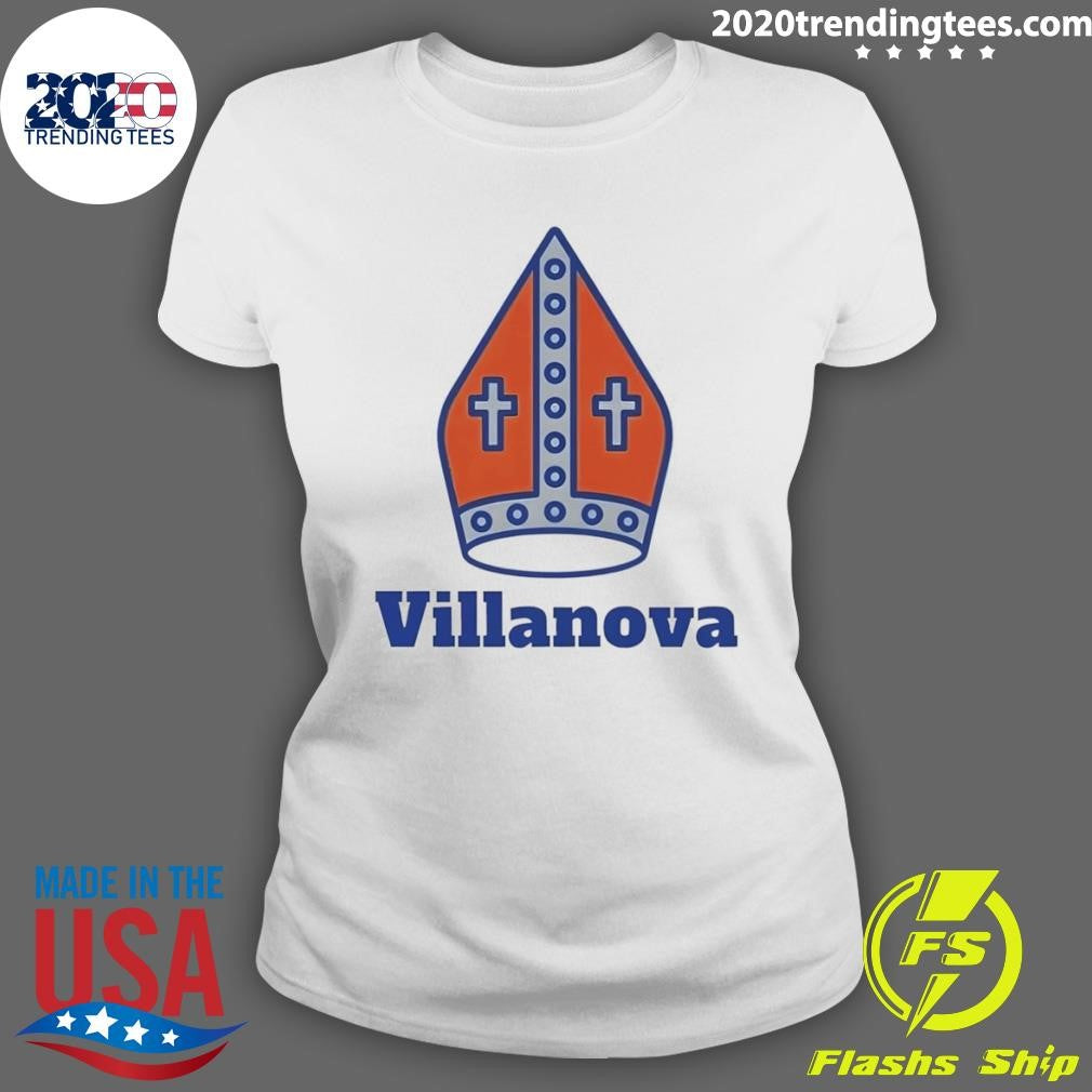 Villanova Nova Knicks Pope New York Knicks Basketball Nba 2026 Mashup Logo Shirt