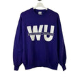 Vintage 90s Washington Huskies NCAA Spellout Sz Large Purple T-Shirts