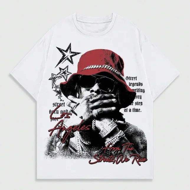 Vintage Street Life 1pc Top Womenswear Underwear Cotton Polyester T-Shirts