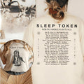 Vintage Rock Band T Shirt Sleep Token Music Tour Concert Shirt 2 Sides Sleep Token Reaper Angel Shirt T-Shirts