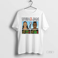 Viral Aja Wilson And Jewell Loyd Wnba Jam Los Angeles Aces 2025 Champs Ornaments Tee